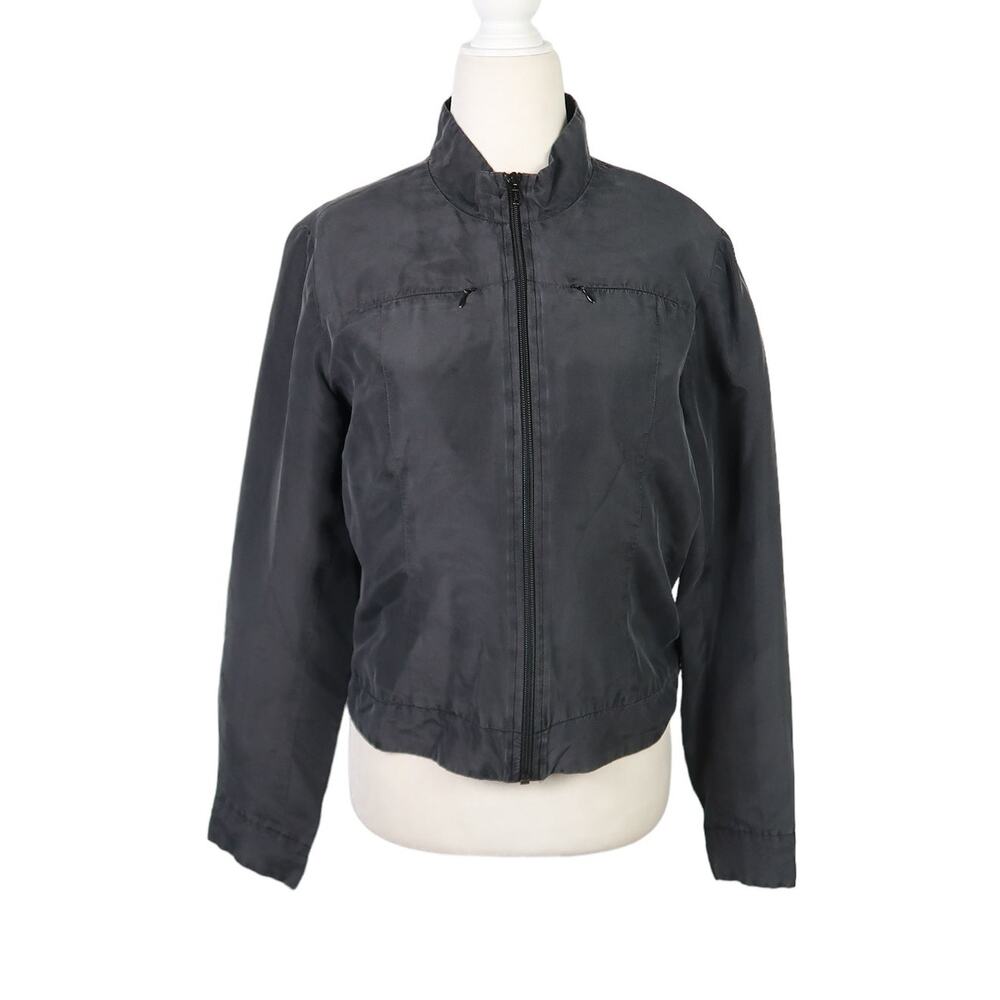 Esprit Women's Charcoal Bomber Jacket
